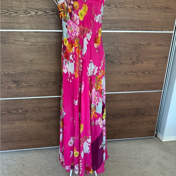 JOHNNY WAS GOLDEN BOUQUET BIAS MAXI DRESS Sz M - Picture 5 of 15